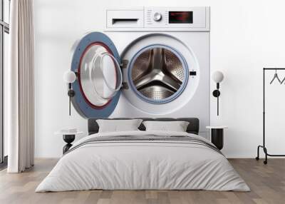 Modern front-loading washing machine Wall mural