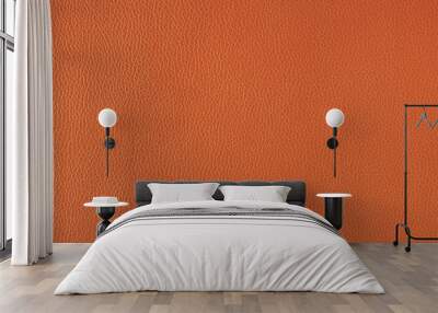 Orange leather Wall mural