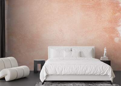 Orange paint on a canvas Wall mural