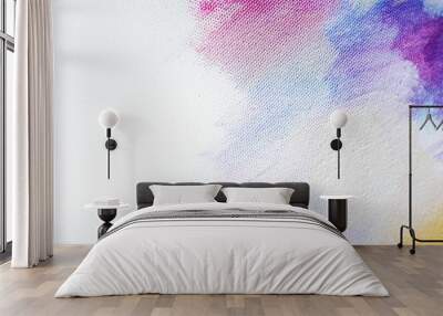 Paint on a canvas Wall mural