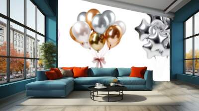 Party balloon png cut out element set Wall mural