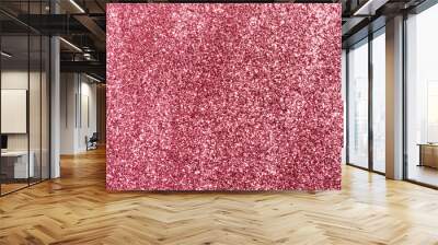 Pink glitter background Wall mural