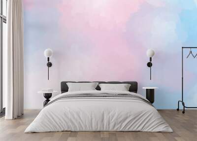 Pink pastel background Wall mural