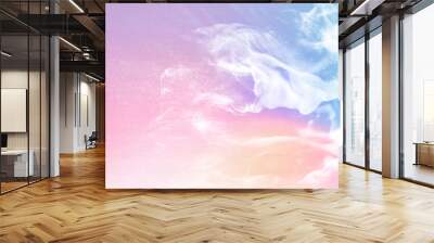 Pink pastel background Wall mural