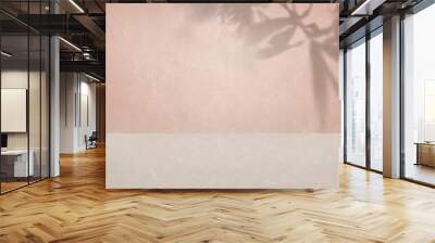 Pink product background Wall mural