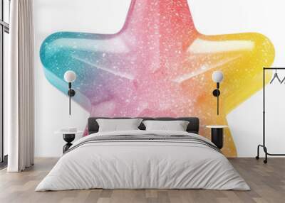 PNG 3d jelly star confectionery echinoderm starfish Wall mural