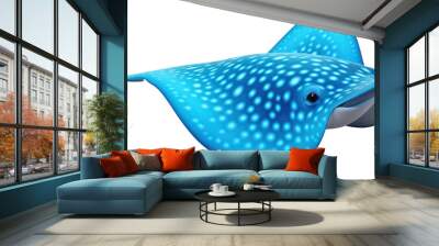 PNG Animal fish blue wildlife. Wall mural