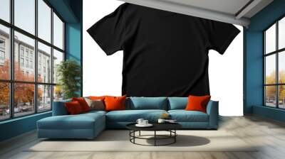 PNG Black t-shirt white background clothing textile. Wall mural