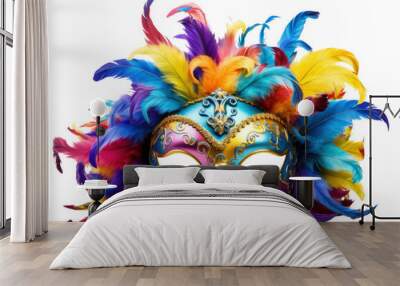 PNG Carnival mask celebration lightweight. Wall mural