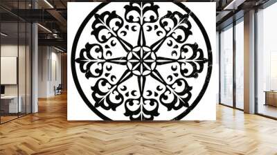 PNG Circle stroke art chandelier graphics. Wall mural