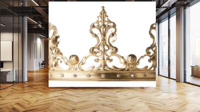 PNG Crown white background accessories headpiece. Wall mural