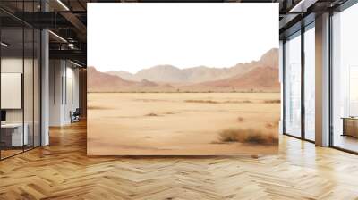 PNG  Desert landscape outdoors nature. Wall mural