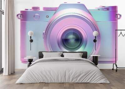 PNG Digital camera photographing electronics technology. Wall mural