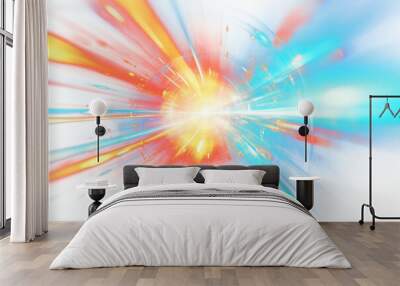 PNG  Global light speed night Wall mural