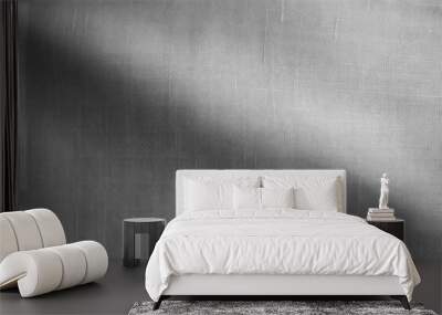 PNG Gray linen backgrounds texture monochrome. Wall mural