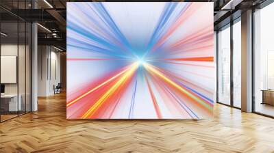 PNG Light streak futuristic background backgrounds abstract speed. Wall mural