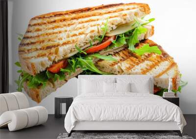 PNG Panini sandwich vegetable produce lunch Wall mural