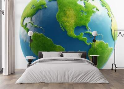 PNG Planet space earth globe. Wall mural