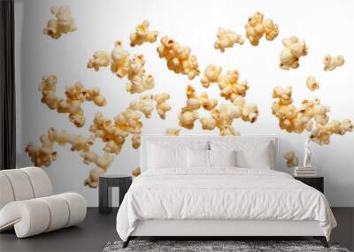 PNG Popcorns backgrounds snack food. Wall mural