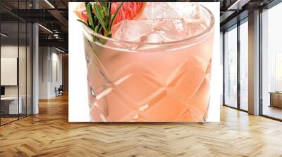 PNG Refreshing grapefruit cocktail with rosemary Wall mural