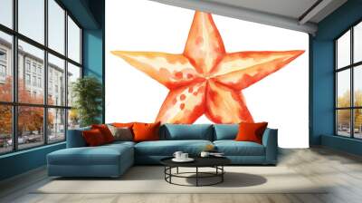 PNG Shape paper star star shape. Wall mural