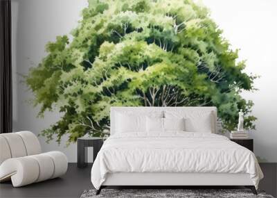 PNG Tree plant tranquility vegetation. Wall mural