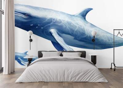 PNG Whale animal mammal shark. Wall mural