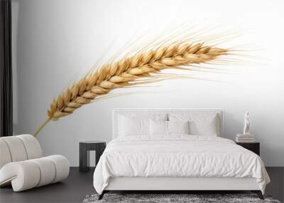 PNG Wheat ear food white background agriculture. Wall mural