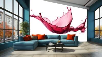 PNG Wine red white background refreshment Wall mural