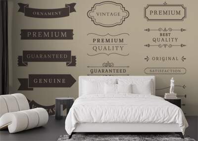 Premium quality banner collection Wall mural