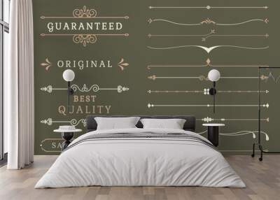 Premium quality banner collection Wall mural