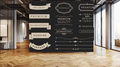 Premium quality banner collection Wall mural