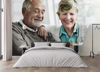 Retirement Senior Couple Lifestyle Living Concept Wall mural