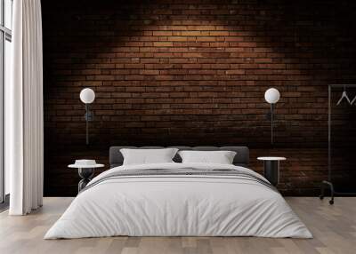 Rustic brick wall background Wall mural