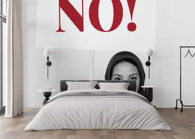 Say No! to discrimination Wall mural