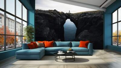 Sea Arch at Arnarstapi Wall mural