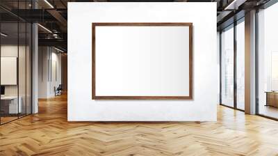 simple blank frame on the wall Wall mural