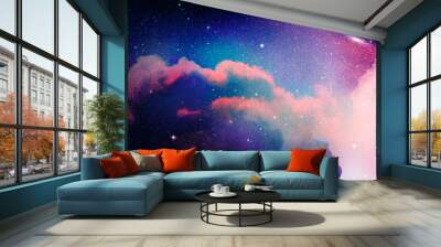 Space galaxy background Wall mural