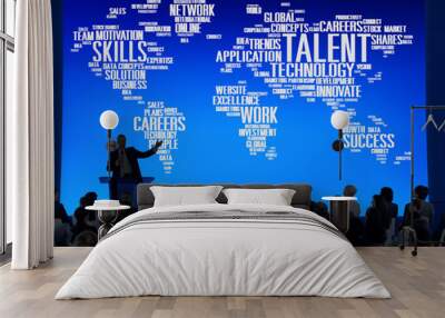 Talent Expertise Genius Skills Professional Concept Wall mural