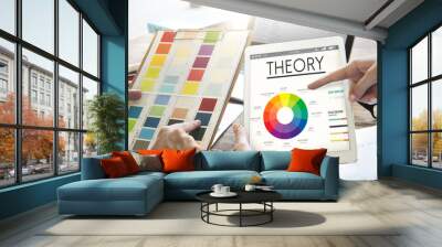 Theory Graphic Chart Color Scheme Concept Wall mural