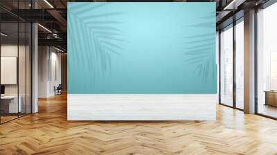 Tropical product background Wall mural