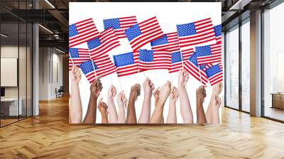 usa flag Wall mural