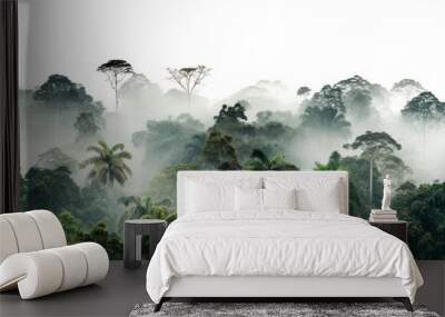 Vegetation rainforest outdoors nature. Wall mural