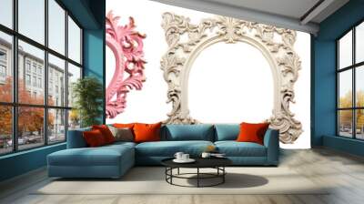 vintage frame png cut out element set Wall mural