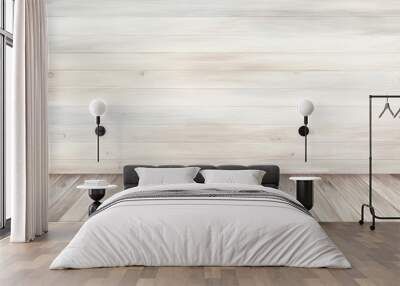 White wood s flooring hardwood. Wall mural