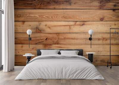 Wood texture background, wood planks texture of bark wood Wall mural