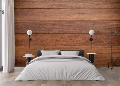 Wood texture background, wood planks texture of bark wood Wall mural