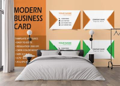 modern business card Wall mural