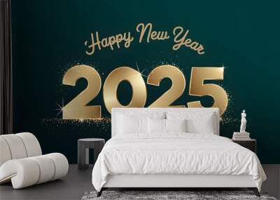 happy new year 2025 Wall mural