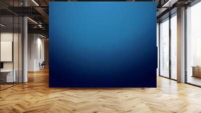 empty only dark and deep blue background Wall mural